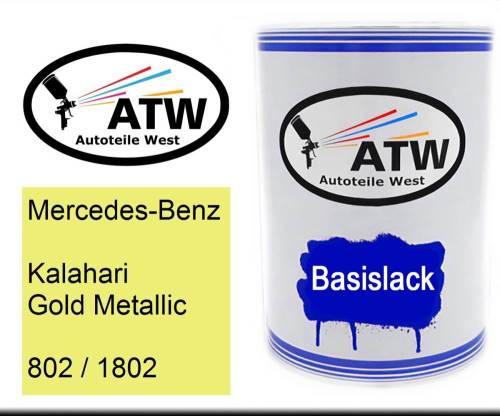 Mercedes-Benz, Kalahari Gold Metallic, 802 / 1802: 500ml Lackdose, von ATW Autoteile West.